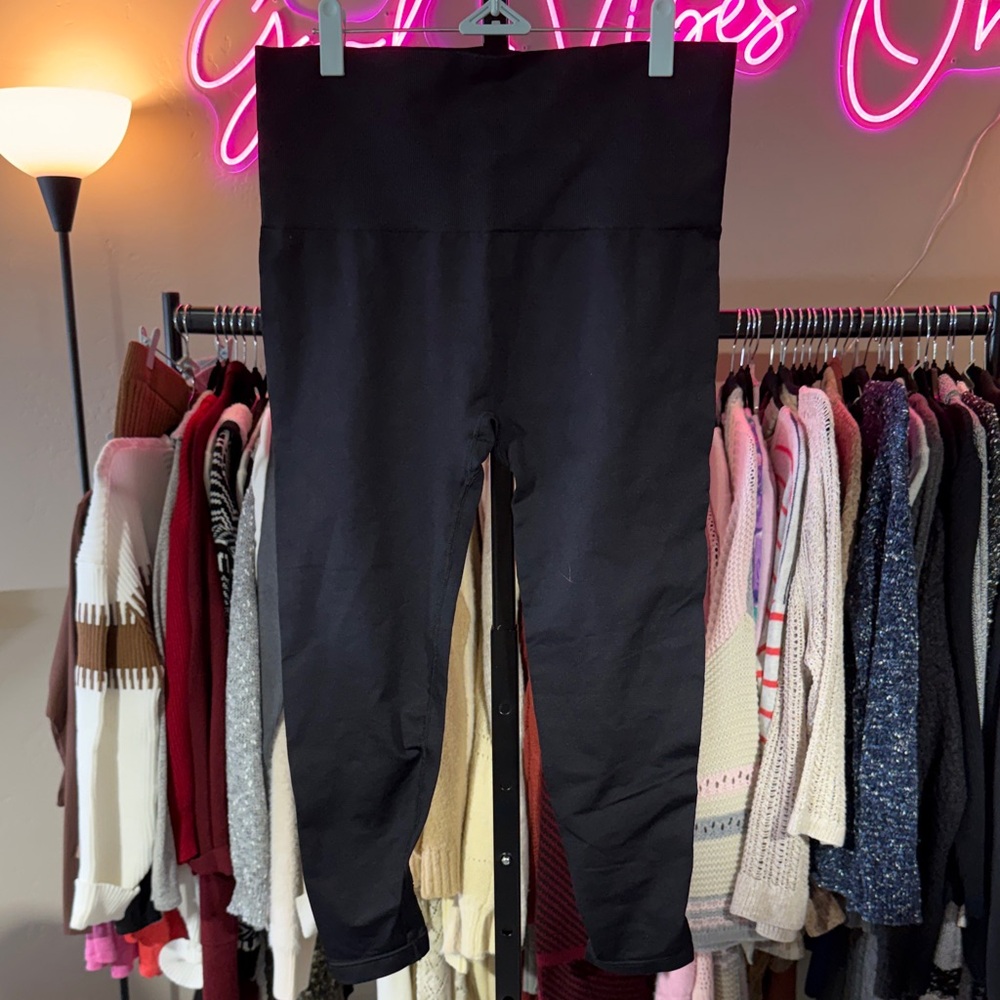Sleek Black High-Waisted Leggings